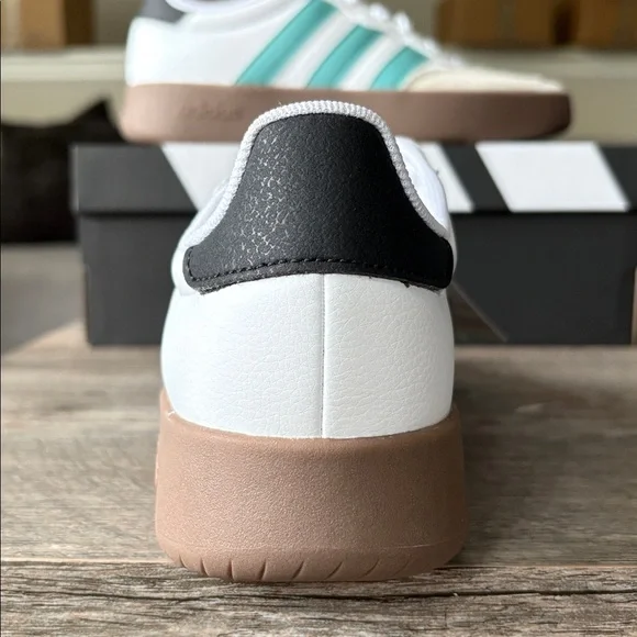 adidas White and Teal Sneakers - Picture 10 of 12